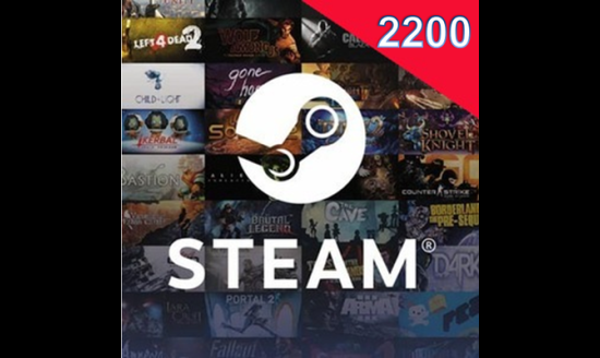 Steam Wallet Code 2,200 (PH) Steam Wallet Code 2,200 (PH)