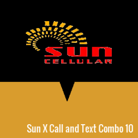 Sun X Call and Text Combo 10