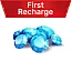 First Recharge: 300 Diamonds (150+150)