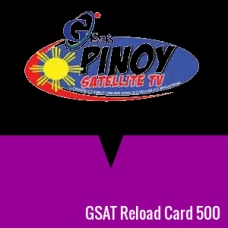 GSAT Prepaid Satellite TV Load P500 (Platinum Package)